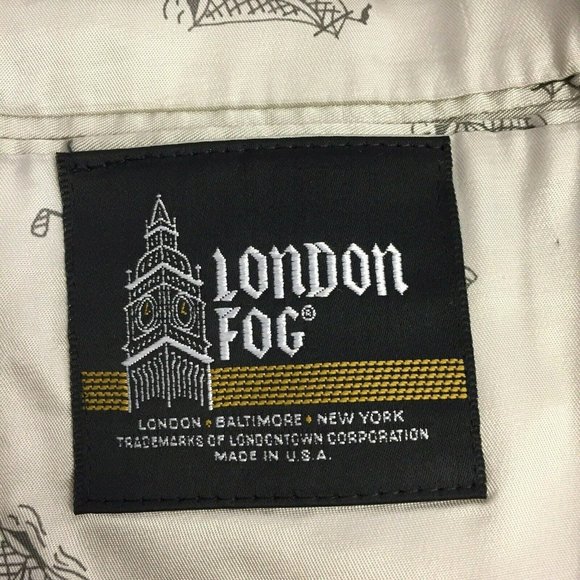 London Fog Suit Jacket Blazer Sports Coat Mens 40R Gray 5 Pocket - Picture 2 of 12